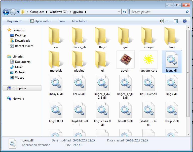 Contents of windows no admin rights 