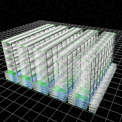 Large-area device modelling using distributed circuit networks