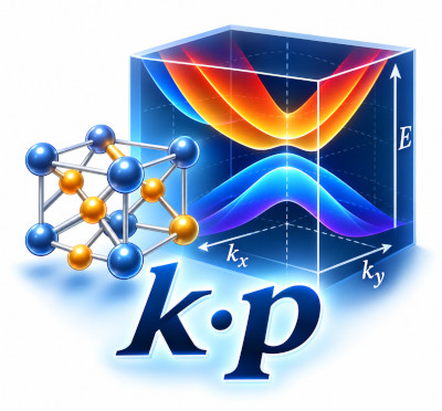 k·p band-structure solver for semiconductor materials