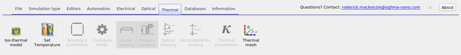 The thermal, electrical and optical ribbons.