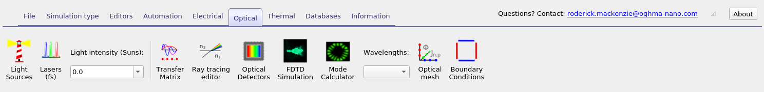 The thermal, electrical and optical ribbons.