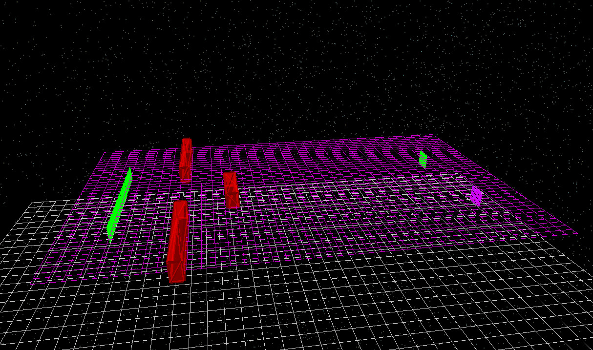 在打开网格编辑器创建透镜前重新定向后的器件视图。