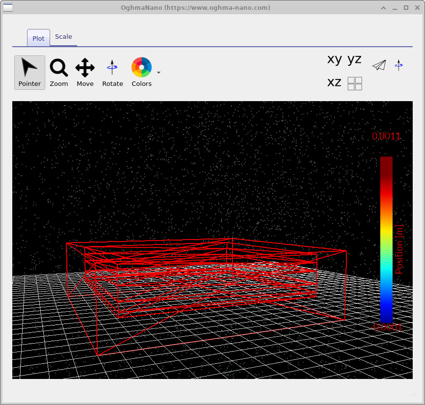Double-click device.csv to see the 3D representation of the simulated device and its internal structure.