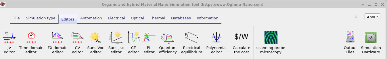 Editors ribbon: access the FX domain editor from the Editors tab.