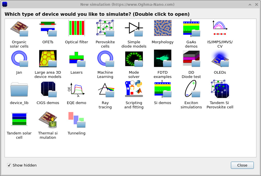 New simulation entry point